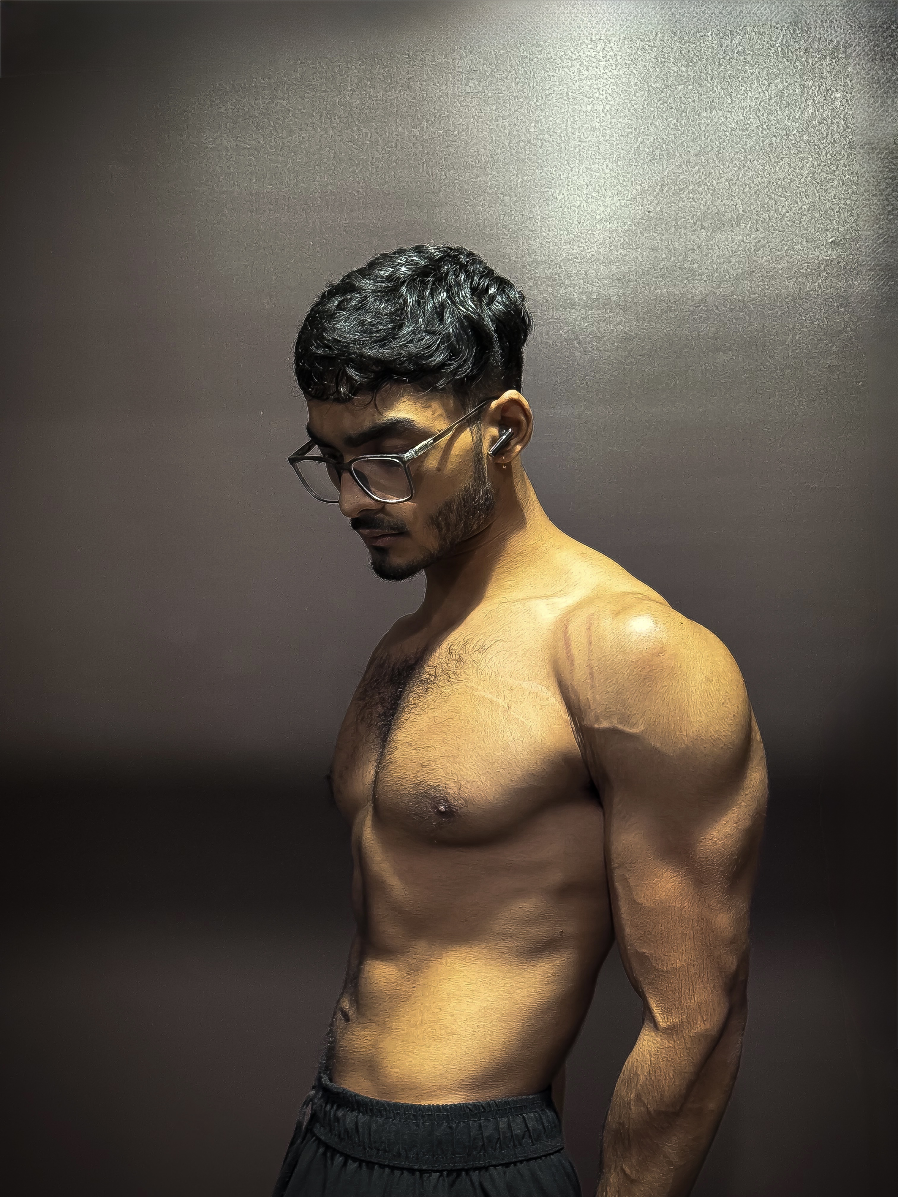 Shekhar Rajawat in the gym